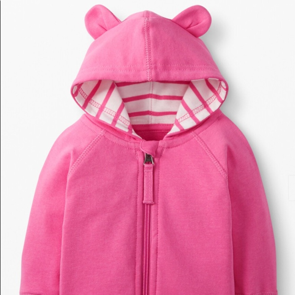 Hanna Andersson Bright Basics Bear Hoodie